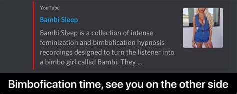 bambi sleep hypnotube|Search: bambi sleep .